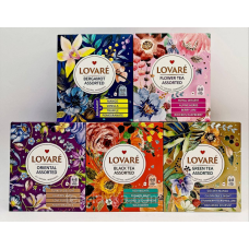 Набір чаю в пакетиках Ловаре Асорті Lovare Assorted 32 пак (5 пачок)