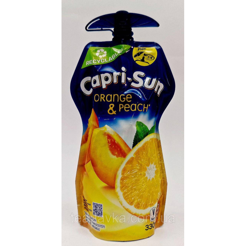 Сік Capri-Sun Orange & Peach Апельсин і Персик 330 мл