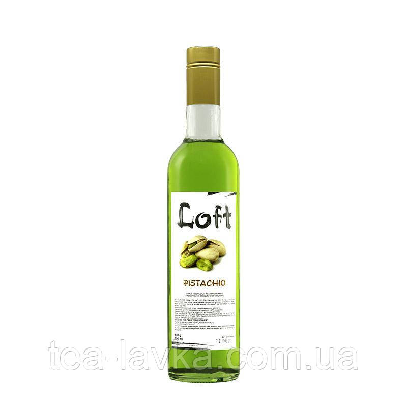 Сироп Loft Pistachio Лофт Фісташка 700 мл у скляній пляшці з дозатором