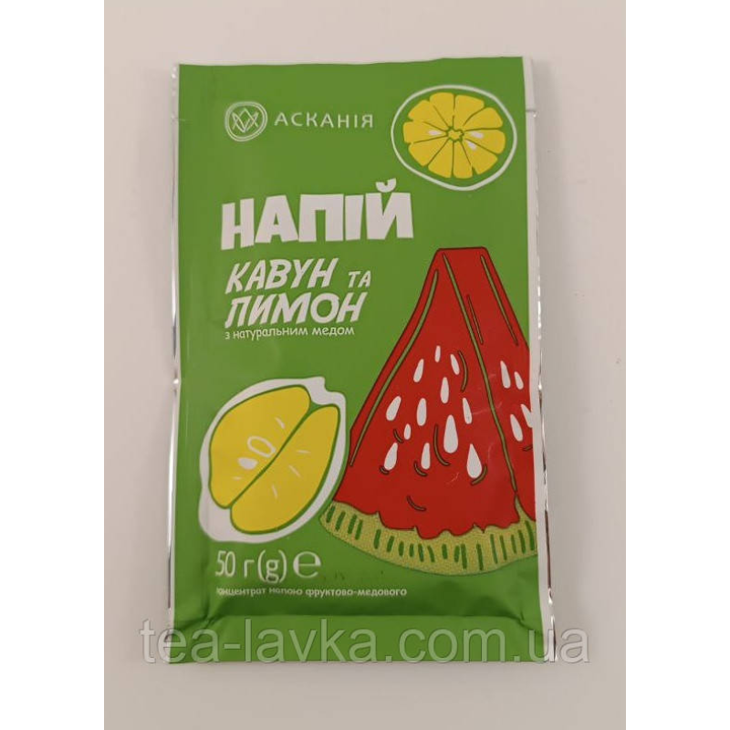 Чай Асканія концентрат з медом Кавун і Лимон 50г