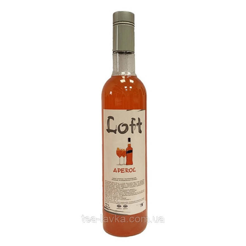 Сироп Loft Aperol Лофт Апероль 700 мл у скляній пляшці з дозатором