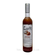 Сироп Лофт Кокосова Карамель Loft Coconut Caramel 700 мл у скляній пляшці з дозатором