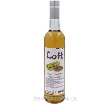 Сироп Лофт Тростинний цукор Loft Cane Sugar 700 мл у скляній пляшці з дозатором