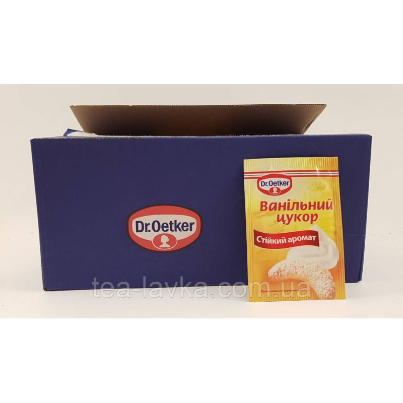 Dr.Oetker Ванільний цукор 8г - ящик (100 пачок)