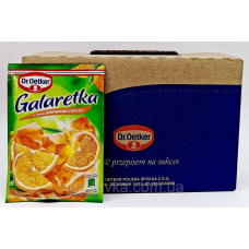 Dr.Oetker желе зі смаком Апельсина Galaretka (25 штук по 72г) ящик