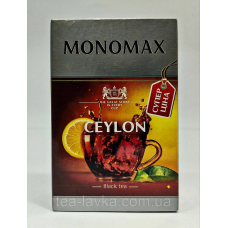 Чай Мономах Суперціна Monomax Ceylon чорний цейлонський листовий 80г