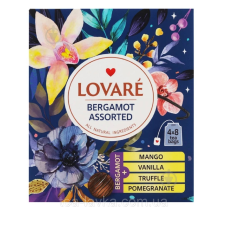 Чай у пакетиках Lovare Assorted Bergamot Ловаре асорті Бергамот 32 шт по 2г