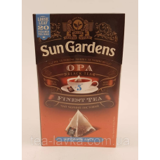 Sun Gardens OPA чорний чай у пірамідках 20 шт по 2,5г Сан Гарденс