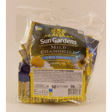 Чай трав“яний Sun Gardens у пакетиках Ніжна Ромашка Mild Chamomile 50 шт по 1,5 г Сангарденс