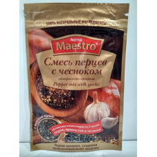 Приправа універсальна Red Hot Maestro Маестро Суміш перців з часником 25 г
