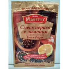 Приправа Maestro Ред Хот Маестро Суміш перців з лимоном 25г
